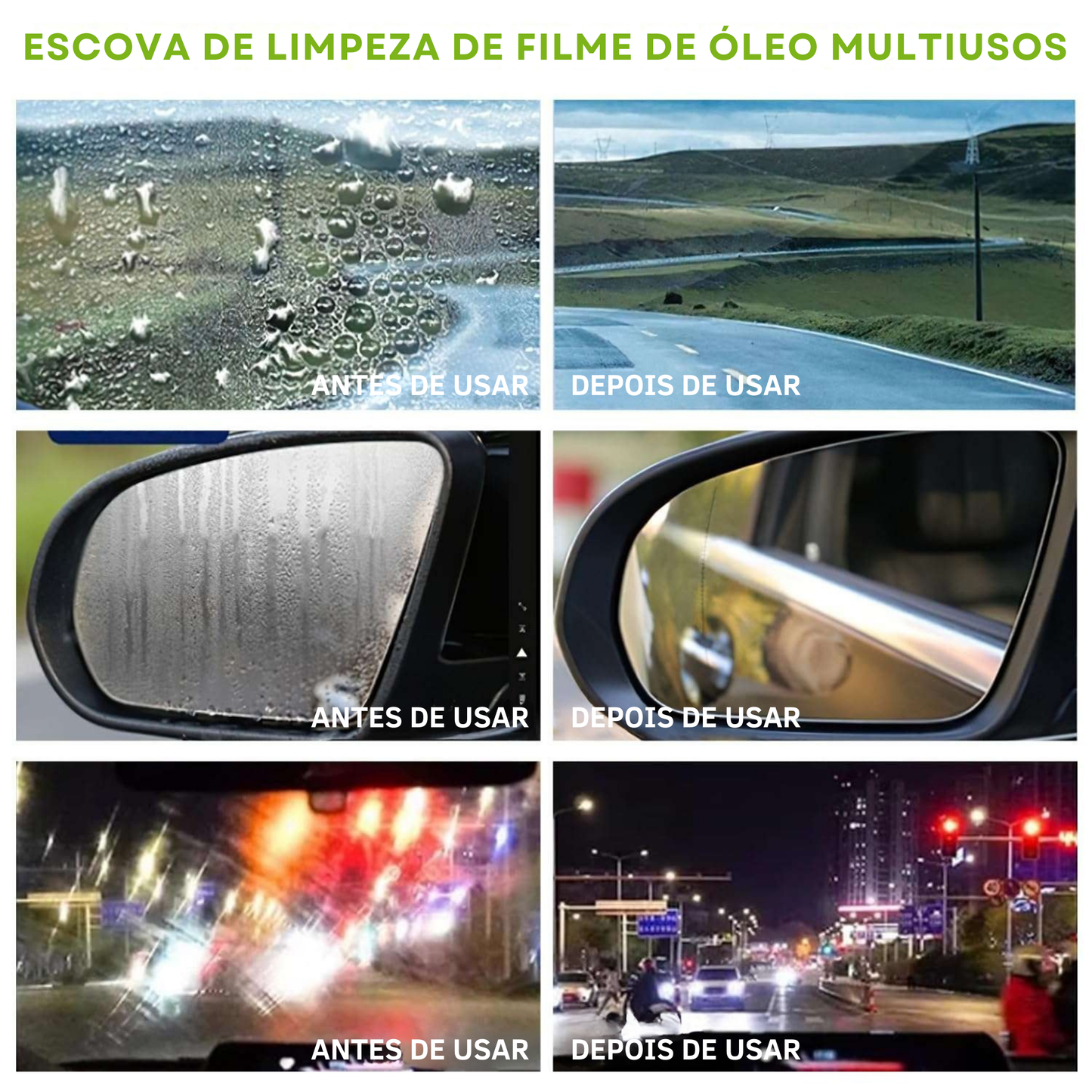 VidroClear™ – Removedor de Película Oleosa para Vidros