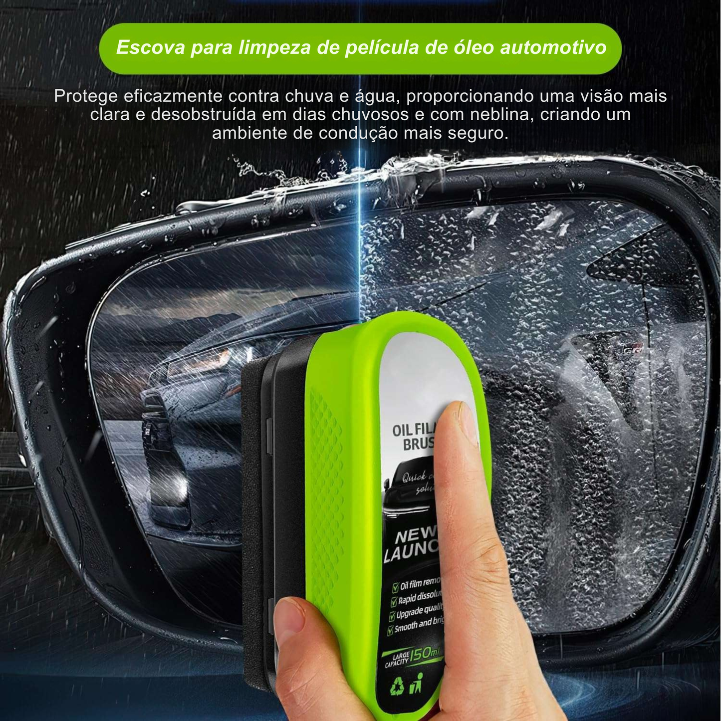 VidroClear™ – Removedor de Película Oleosa para Vidros